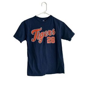 Prince Fielder #28 Youth Large‎ Jersey Tee Shirt Detroit Tigers MLB Baseball